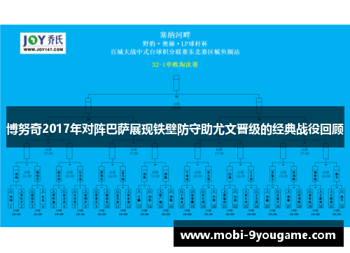 博努奇2017年对阵巴萨展现铁壁防守助尤文晋级的经典战役回顾